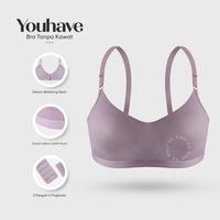 Gambar YOUHAVE BH Bra Wanita Katun Cup B Tanpa Kawat Busa Sedang Wireless Kait 2 Beha Nyaman Breathable Kutang 100250 - BLACK, 36 dari YouHave Store Kota Administrasi Jakarta Utara 1 Tokopedia