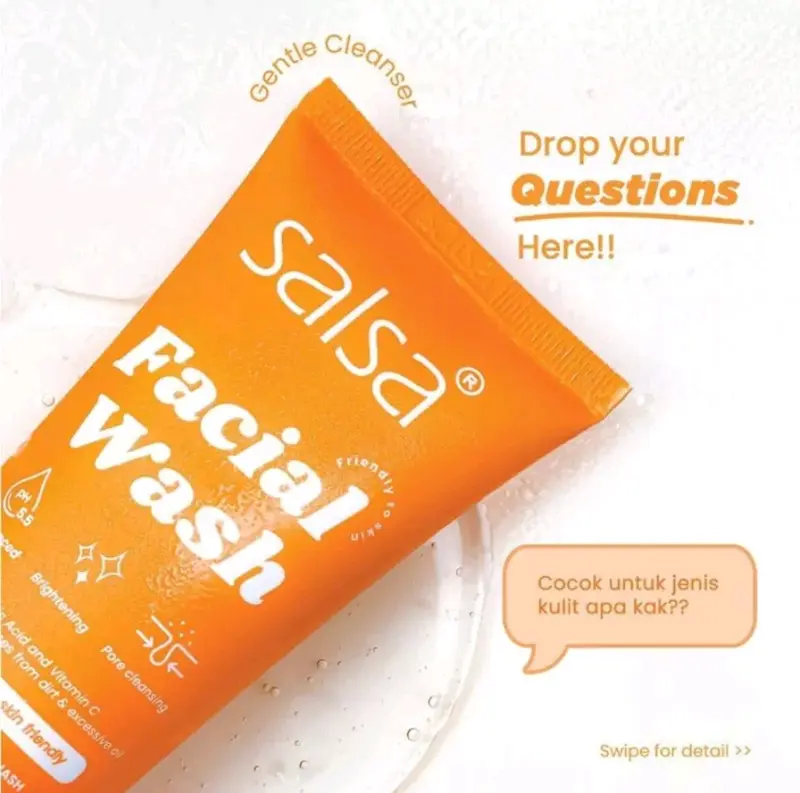 SALSA Facial Wash / Pembersih wajah Gentle & Mild 1