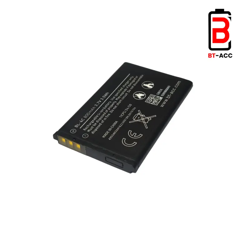 BT-ACC Battery Baterai For Hp Nokia BL4C 800mAh 4