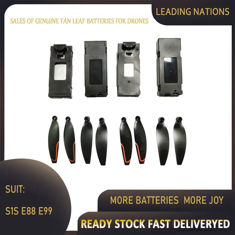 Baterai drone、propeller drone、E88PRO\E99PRO\S1S\S136PLUS\XT105\S8S\A16\S4S\K11MAX Cases 0