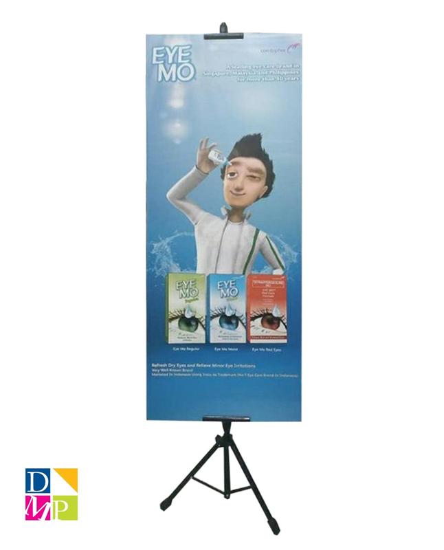 Tiang promosi 2 sisi / Tripod Banner / Standing Banner - Inc Printing 1
