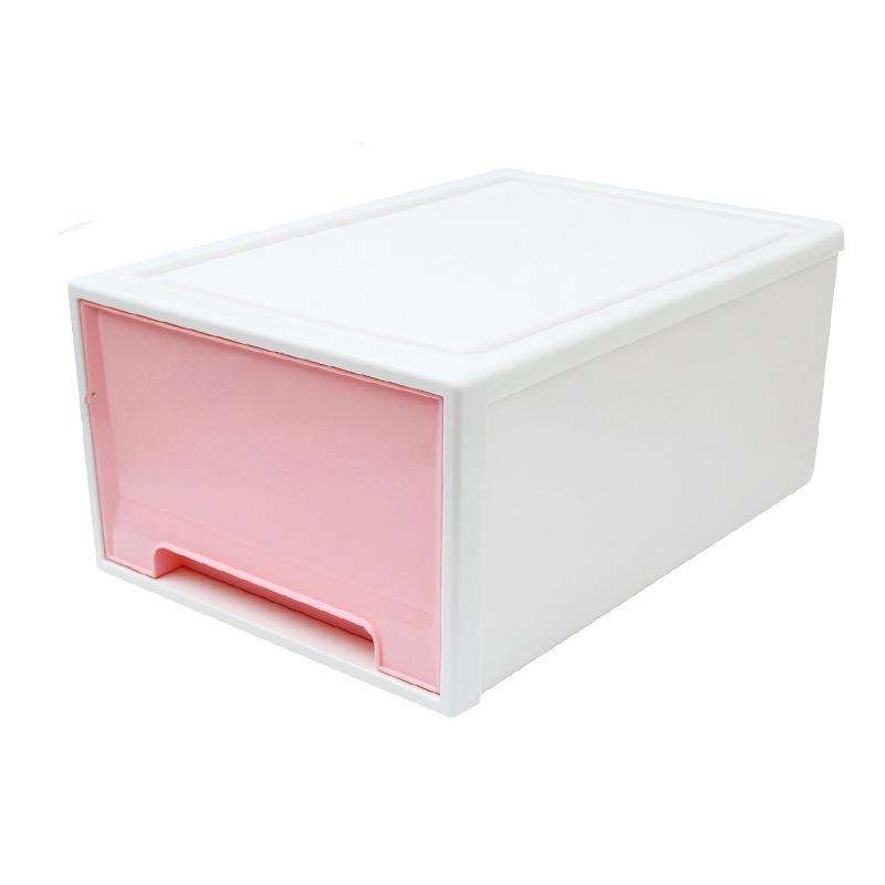 Thickened Drawer Style Wardrobe Storage Box Plastic Storage Cabinet Clothes Storage Box Toy Underwear Storage Box Shoe Box Kitchen Organiser Bath Lightweight 6