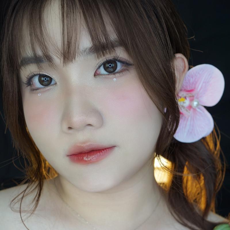 Kính áp tròng TINTEYE Lens TG-606 Jasmine Brown 0-8 độ 4