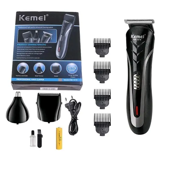 Alat Pisau Cukur Rambut Kemei KM 6558 1419 Kumis Elektrik Bulu Shaver hair wax trimmer clipper