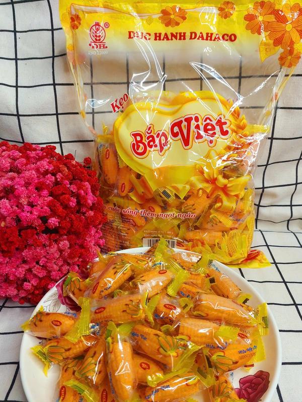 1kg Kẹo Bắp dẻo _Kẹo bắp Việt kẹo Tếết 500g_ kẹo ngô