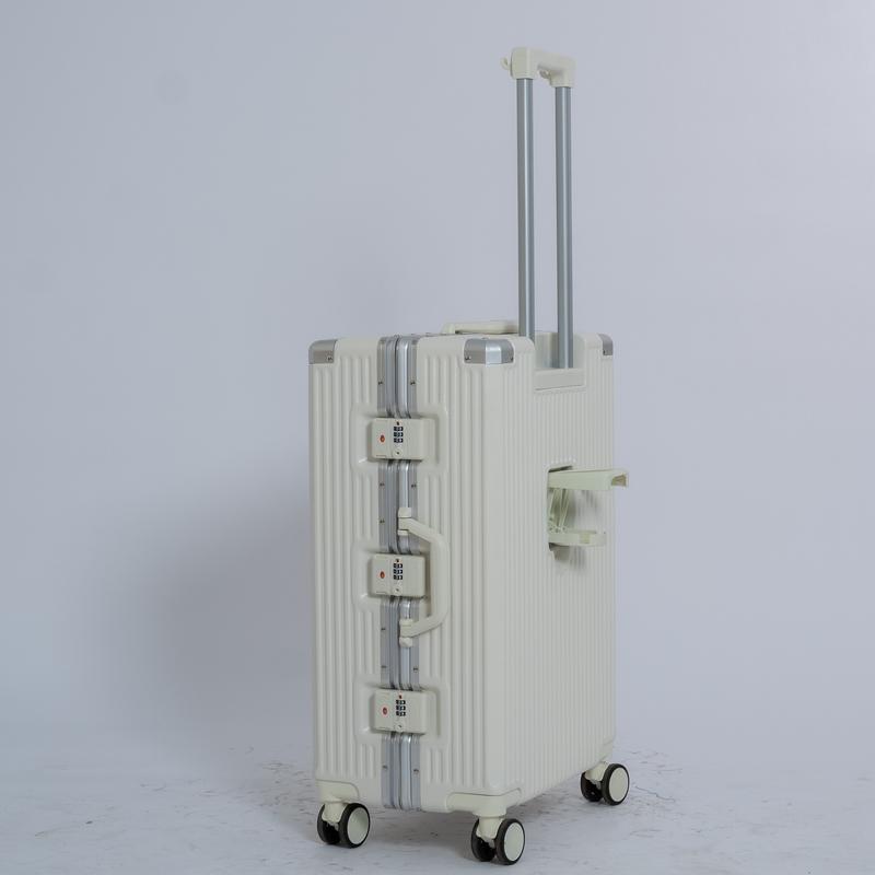 VALI KHUNG NHÔM KHOÁ SẬP NỘI ĐỊA TRUNG Cao Cấp Đạt Chuẩn TSA 2023 Có Khay Đựng Cốc Cổng Cắm USB Tiện Lợi Bảo Hành Lỗi 1 Đổi 1 Trong Vòng 1 Tuần Đủ Size 20 + 24 + 28