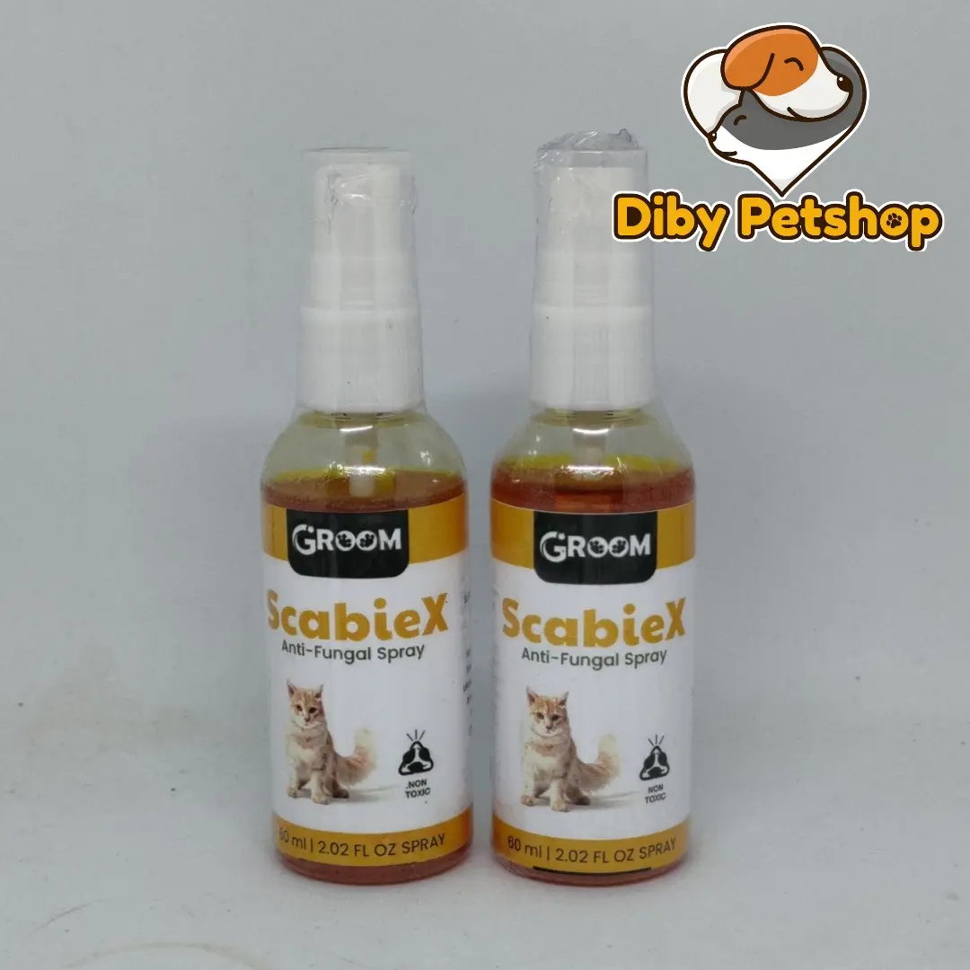 Groom spray anti jamur dan scabies 60ml
