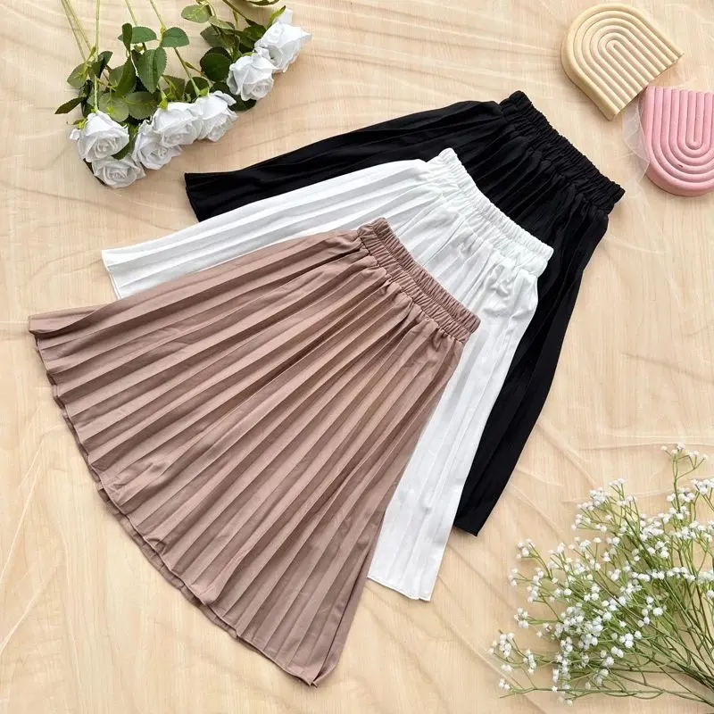 Rok Anak Usia 3-5 Tahun Bahan Hyget Plisket Fashion