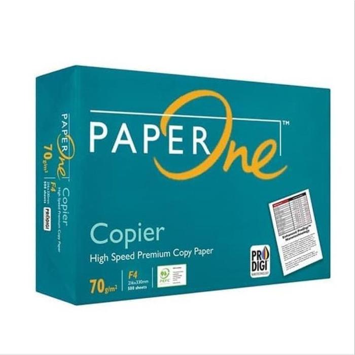 Gambar Kertas HVS PAPERONE PAPER ONE F4 75 Gsm Gram Karton Putih Stationery - KERTAS F4 dari Reformasi Computer Kota Administrasi Jakarta Barat Tokopedia