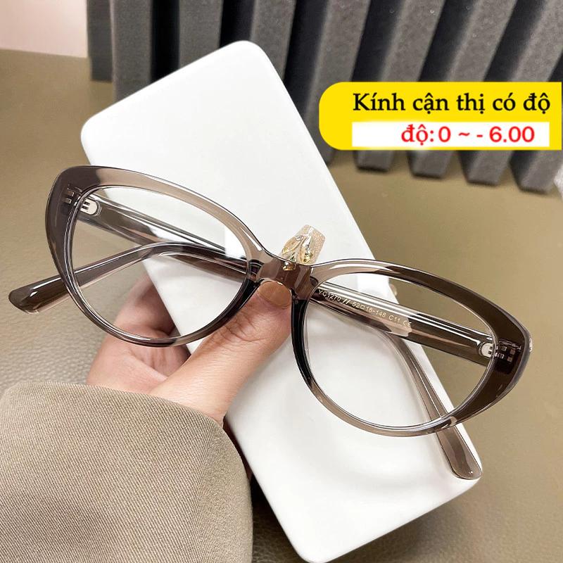 Gọng kính cận có độ mắt mèo nữ nam Viendo mắt kính nhựa chống ánh sáng…