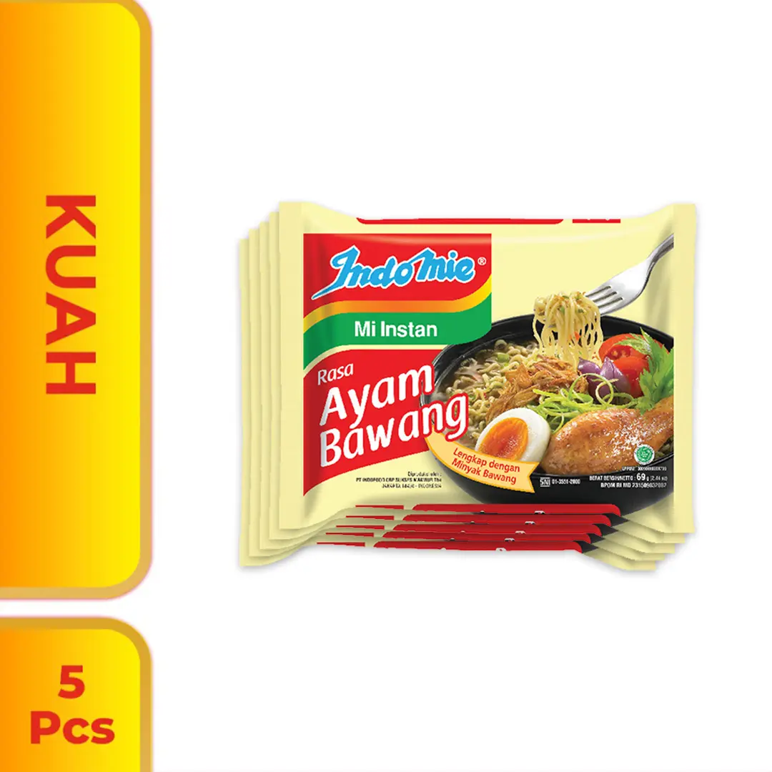 5 Pcs - Indomie Kuah Ayam Bawang