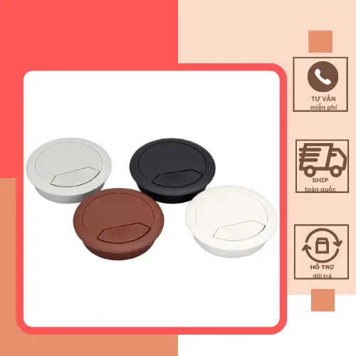 combo 10 cái nắp luồn dây diện bàn làm việc 0