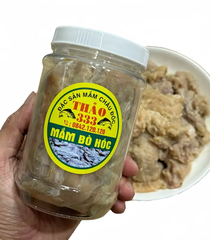 Mắm Bò Hóc Cá Lóc Hũ -500g - Dùng để nấu bún nước lèo , bún mắm , lẩu Food Ăn Vặt 0