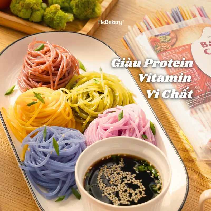 Bánh Canh Ngũ Sắc Rau Củ 5 Vị - Bánh Canh Rau Củ HeBekery by HeBe Chua Food Cake 2