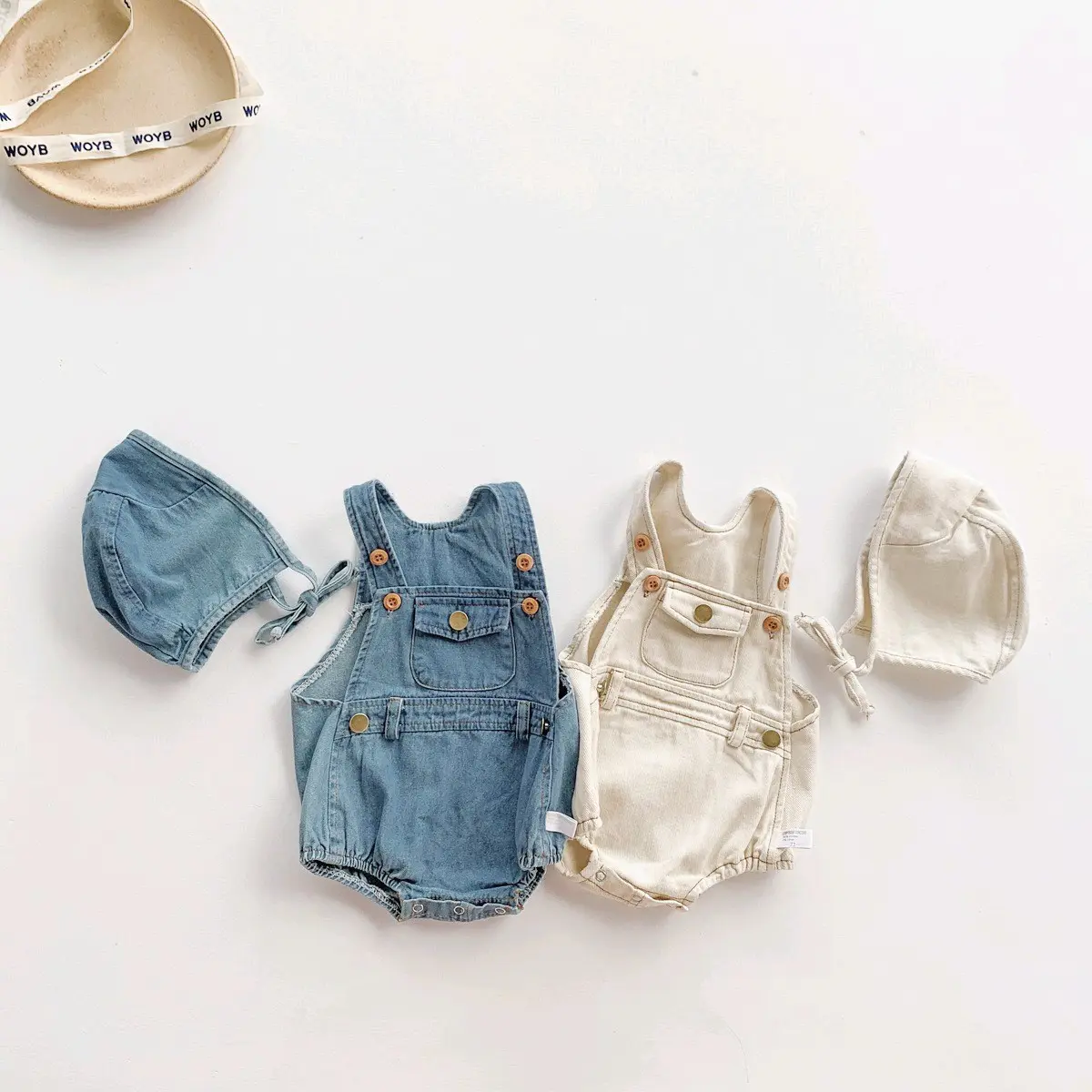 BABY K2 - jumper kodok denim + topi kode 00302