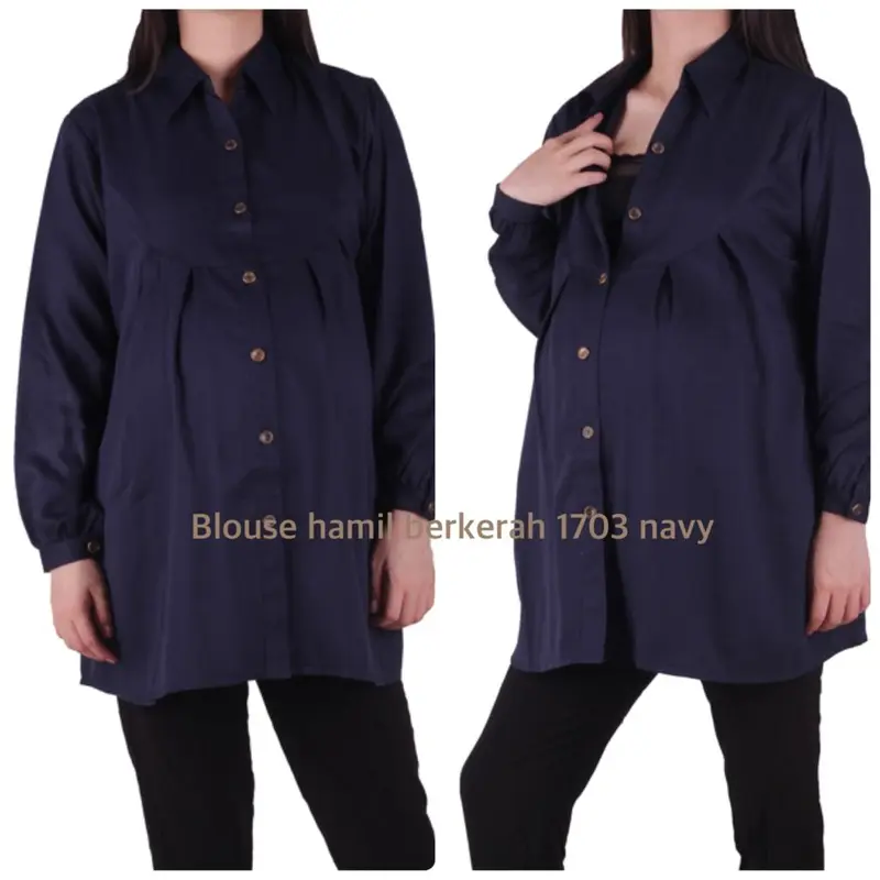 Blouse Hamil Atasan & Menyusui Kerja 1703 4