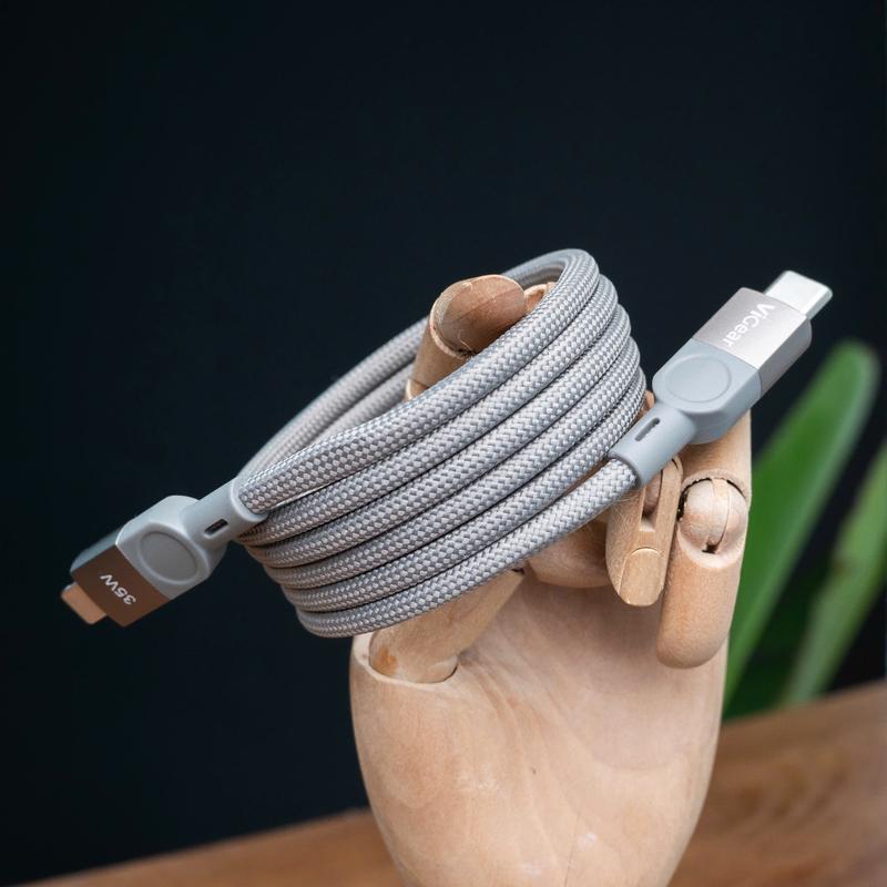 Dây sạc nhanh từ tính sáng tạo C to L 35W & C to C 100W dành cho IP, Android, Pikapi Phụ Kiện