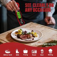 Gambar Vinnatsu 2  Warna  Termometer Makanan Minuman Digital Food Thermometer Pengukur Suhu Daging Steak Kopi Susu Air Roti - Merah dari Vinnatsu official Kab. Tangerang 5 Tokopedia