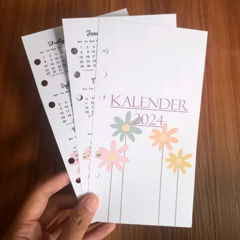 KALENDER BINDER TAHUN 2024 UKURAN A7 A6 A5 1