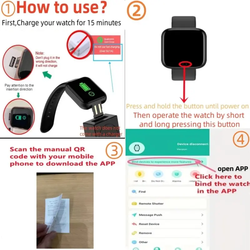 Đồng Hồ Thông Minh, Dành Cho Nam Và Nữ, Đồng Hồ Đeo Tay, Kết Nối Bluetooth Với Điện Thoại, Máy Nghe Nhạc, Vòng Đeo Tay Thể Thao Thể Dục, Màn Hình Sức Khỏe, Đồng Hồ Kỹ Thuật Số 5