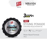 Gambar [FYC] For Him Styling Pomade Super/Strong Hold and Wet Look 100GR - Haircare Treatment Perawatan Rambut Pria - Super Strong Hold Wet & Wet Look dari Miranda Hair Care Kota Administrasi Jakarta Barat 2 Tokopedia