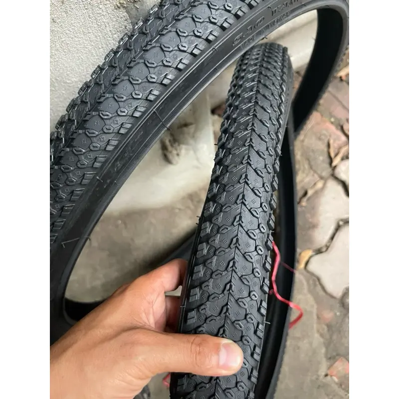 Lốp Vỏ săn ruột xe đạp địa hình cỡ 26x1.95 và 24x1.95 chính hãng SRC cao su Sao Vàng 3