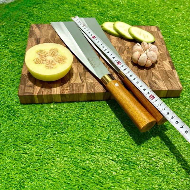 Combo 2 Dao Thái Thịt Gọt Trái Cây Làm Bằng Thép 420J2 Không Rỉ Sét 4