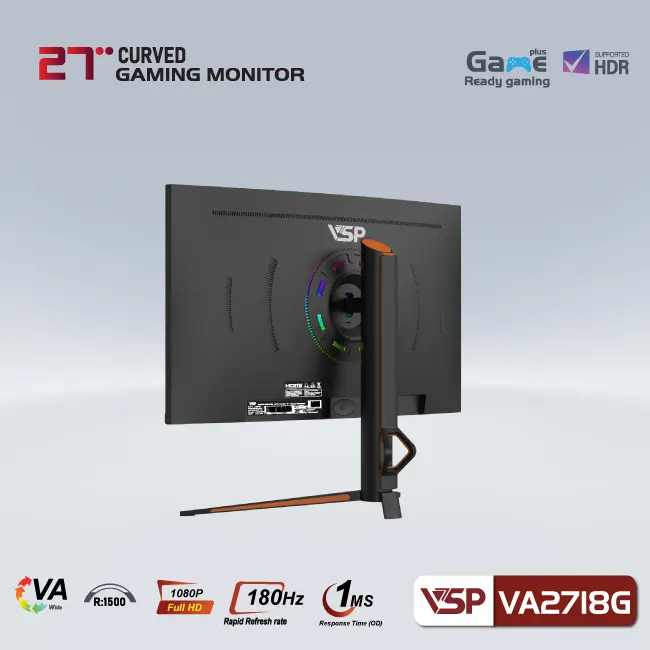 Màn hình cong VSP R1500- VA2718G - 180Hz - 1Ms 4