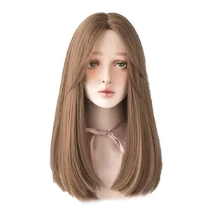 AEGYOSHOPPE - C0294 full wig korea 50 CM - WIG TANPA PONI - Rambut Palsu Wig Wanita Korea Style Aesthetic Premium Fiber COD