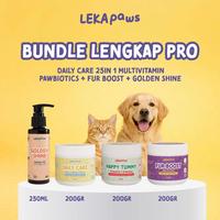 Gambar [HEMAT 4in1] LEKA Paws Bundle Lengkap Pro Paket Vitamin Kucing Anjing Bulu Tebal Pencernaan Sehat - Bundle Lengkap Pro dari LEKAPaws Kota Administrasi Jakarta Barat 1 Tokopedia