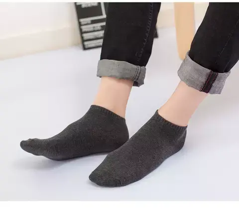 Kaos kaki pendek semata kaki polos / ankle sock Pria Wanita Dewasa 4