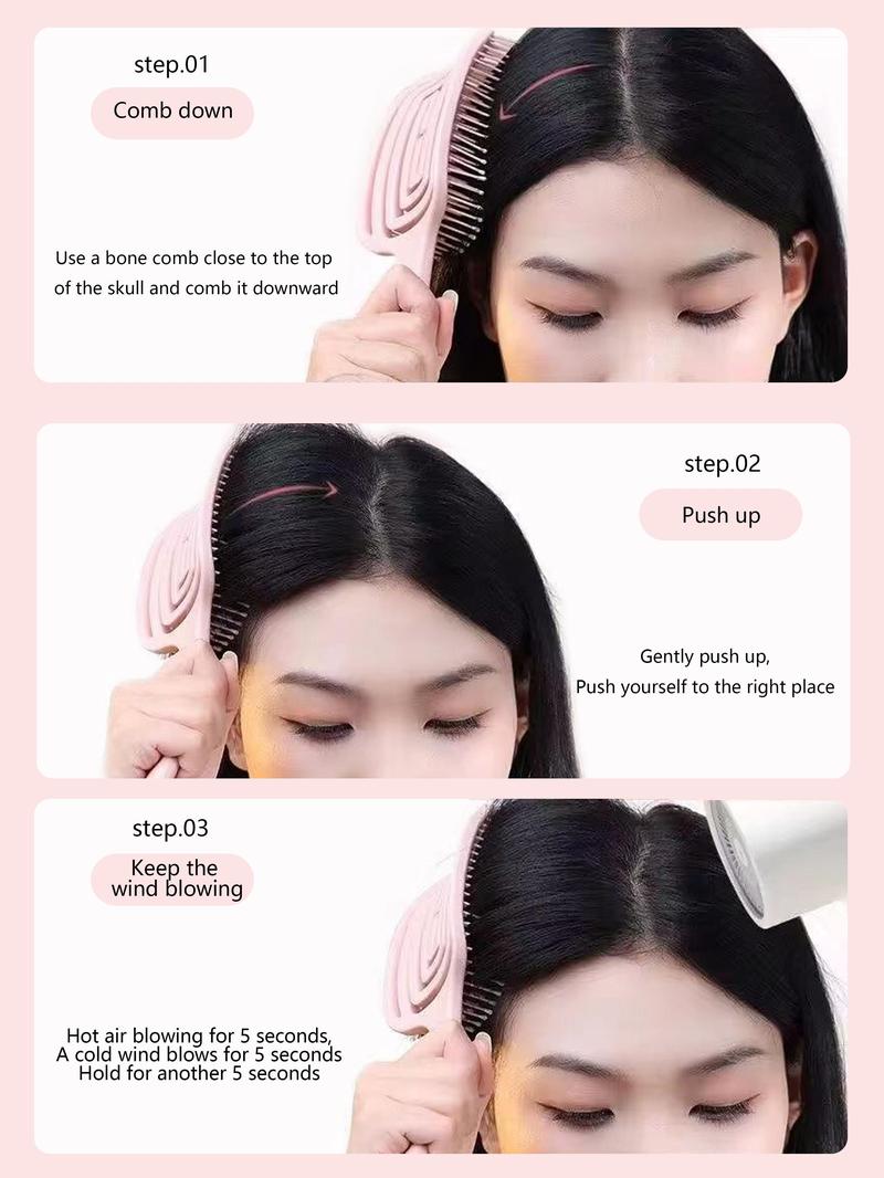 Product Introduction of Solid Color Hair Comb, Hair Care Comb, Dry & Wet Dual-use Hair Massage Comb, Wig Maintenance Tool, Daily Commuting, Campus Hairstyle Maintenance Tool 2