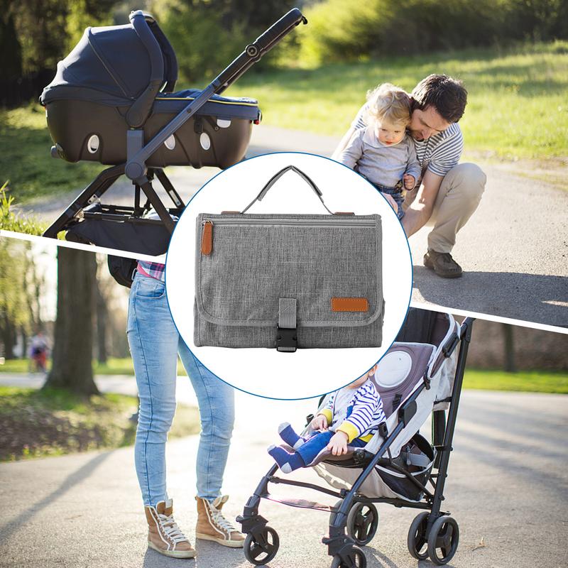 Product Introduction of Baby changing table Large capacity multi-functional stroller hanging bag portable waterproof diaper bag 9