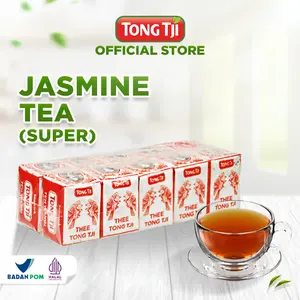 [PROMO] Tong Tji Teh Super Jasmine Tea 40g, Teh Seduh per Slop ( Teh dengan Bunga Melati )