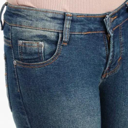 [Size 27-42] Celana Panjang Skinny Jeans Wanita JUMBO BIG SIZE BIO HIJAU 2