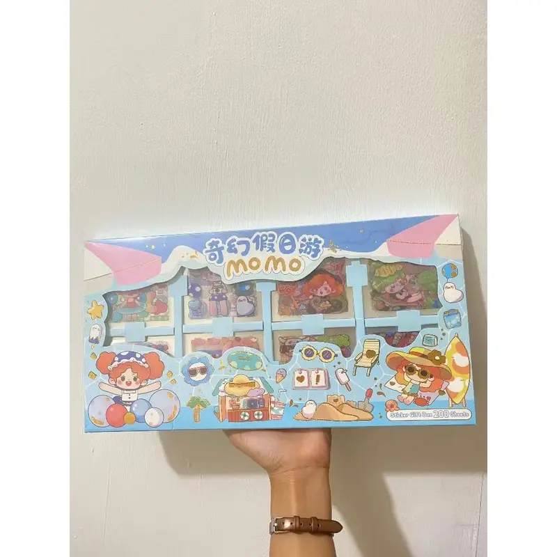 Sticker Momo Isi 200 Lembar Murah Stiker momo Waterproof Sticker Murah Stiker Lucu Stiker Journal 6