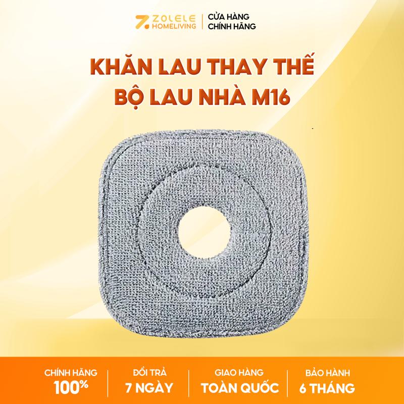 [Zolele x Dauchina] Khăn lau thay thế cây lau nhà 360 tự vắt tách nước bẩn thông minh M16 Lau Sàn Làm Sạch
