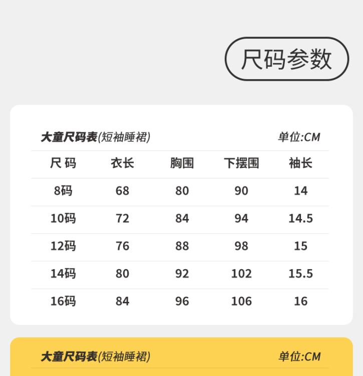 Product Introduction of 2024 New Princess Style Children's Pajamas for Girls Summer Parent-Child Baby Nightdress Thin Large Girl Homewear 4