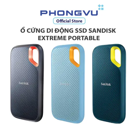 Ổ cứng di động SSD SanDisk Extreme Portable V2 SDSSDE61 - Bảo hành 60 tháng