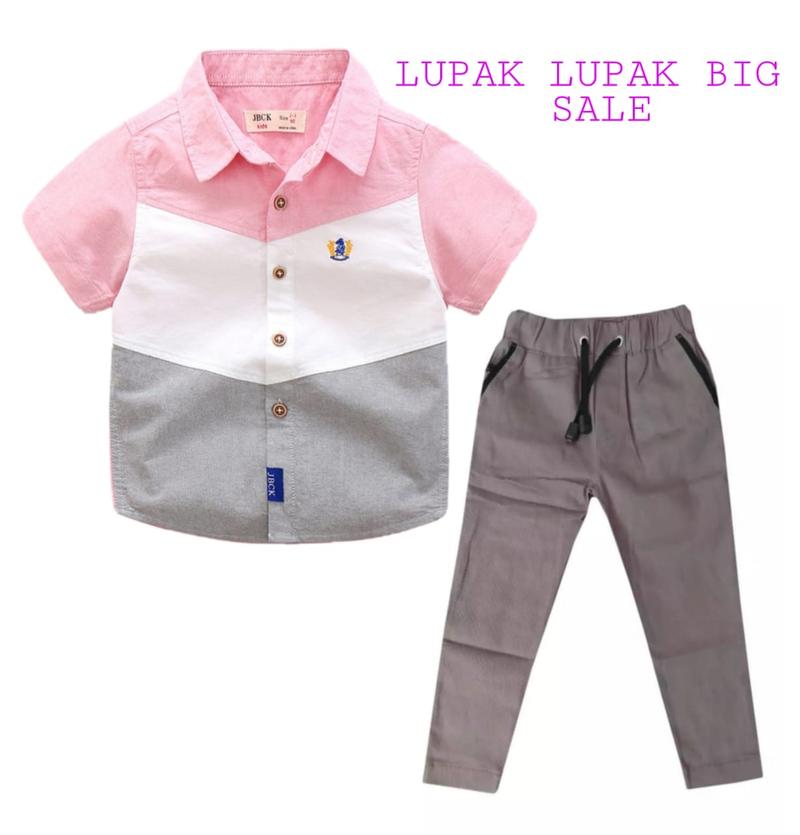 Product Introduction of STELAN ANAK LAKI LAKI IMPORT / STELAN ANAK LAKI KOREAN BAJU KEMEJA ANAK LAKI LAKI KEMEJA ANAK WARNA WARNI Celana Fashion 15