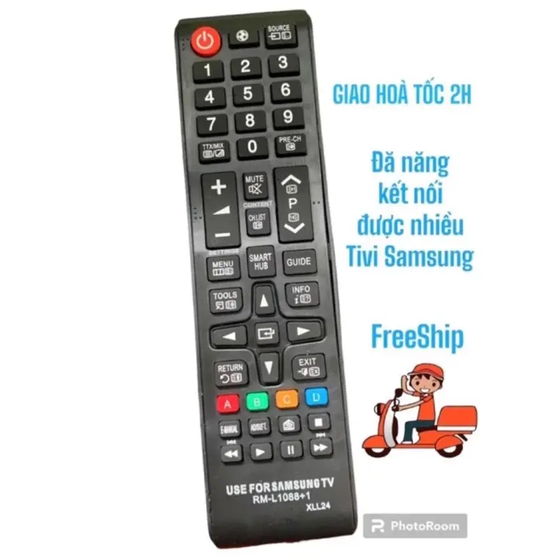 ￼ĐIỀU KHIỂN Remote Tivi SAMMSUNG RM-L1088+1. Điều khiển đa năng  được nhiều đời TIVI SAMMSUNG 0