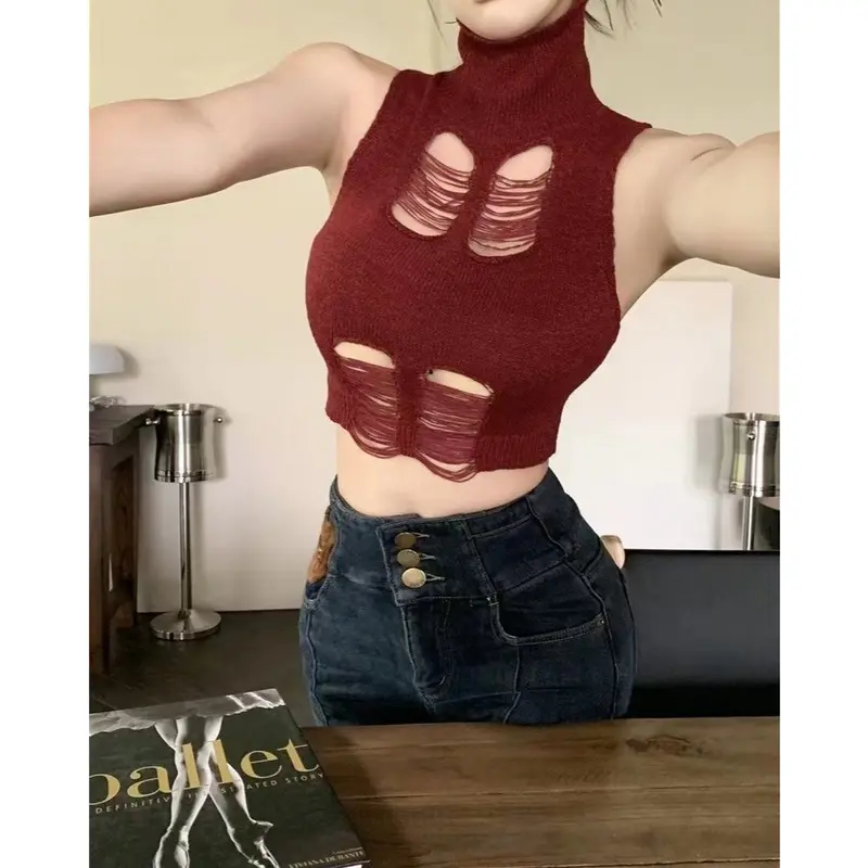 Girl's Tank Top Halter Knit Stretchy SEXY GIRLS/HOT GIRLS New Age Girls-W391 3