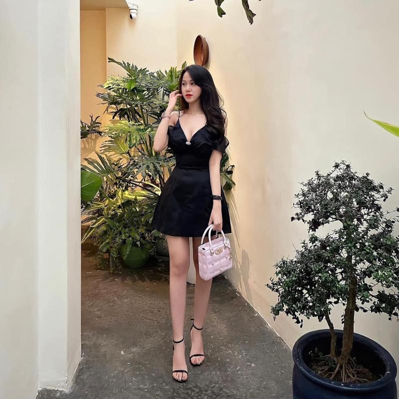 Đầm Tafta 2 Dây ( Có Mút )