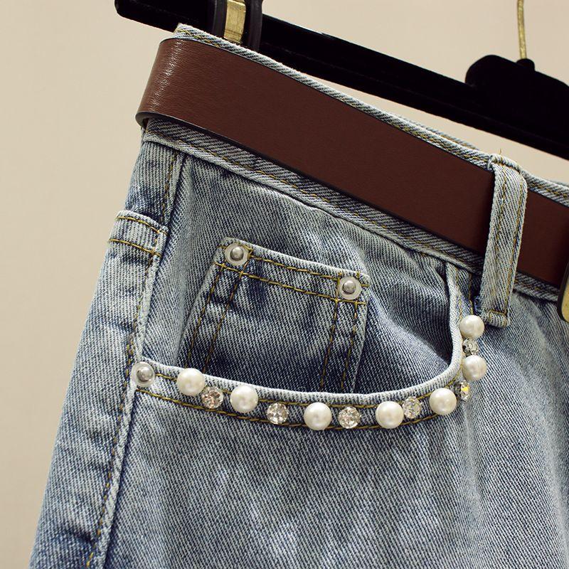 Product Introduction of Chân Váy Chữ A, Chất Liệu Denim, Dành Cho Nữ, Mỏng Mùa Hè, Cạp Cao Dài Trung Bình Chân Váy Bodycon, Tôn Dáng, Xẻ Bên, Hàng Mới Về 2024 6