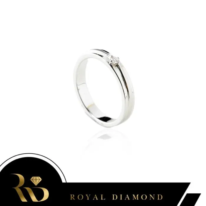 Cincin Berlian Olivette F VVS 1 Rose Gold Diamond Ring