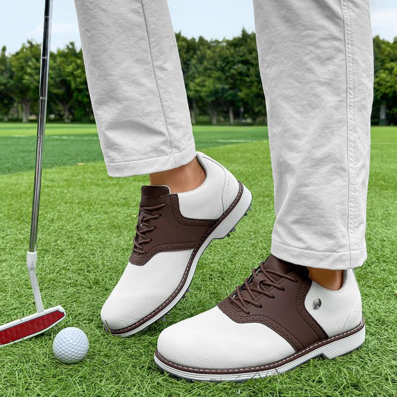Product Introduction of Professional Golf Shoes Men Spikes Golf Sneakers Outdoor Walking Footwears Non-slip Grass Golf Training Shoes 23