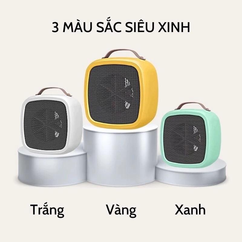  ￼Quạt sưởi ấm mini công suất 500W máy sưởi để bàn mùa đông nhỏ gọn - Natuso A12 