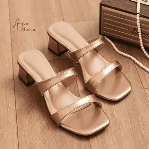 KOWALA Amber Sandal Heels Wanita Terlaris I Sandal Hak Tinggi Pesta 5 CM Empuk & Nyaman