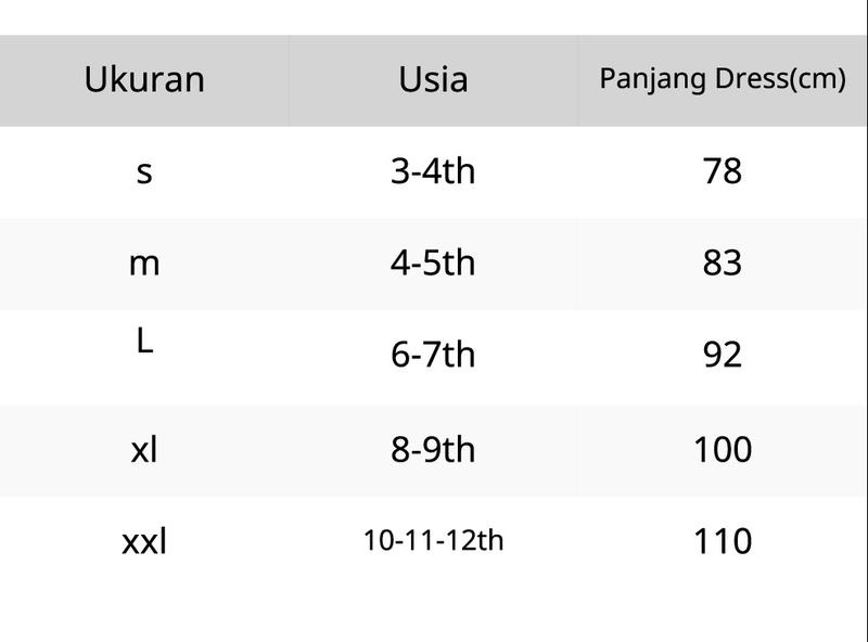 Product Introduction of GAMIS ARSYLA CHIFA KIDS ANAK PEREMPUAN CRINKLE AIRFLOW 3-11 TAHUN 0