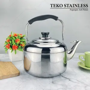 [ SPECIAL LIVE ] Whistle Kettel Teko Peluit Bunyi Pegangan Anti Panas 4 Liter 5L 6L Teh Kopi Susu Mi Instan Masak